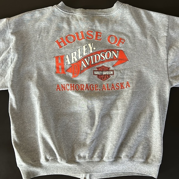 House of Harley Davidson motorcycles, Anchorage, Alaska, sweatshirt jacket - Picture 2 of 7